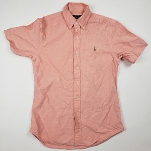 Ralph lauren slim fit button short sleeve